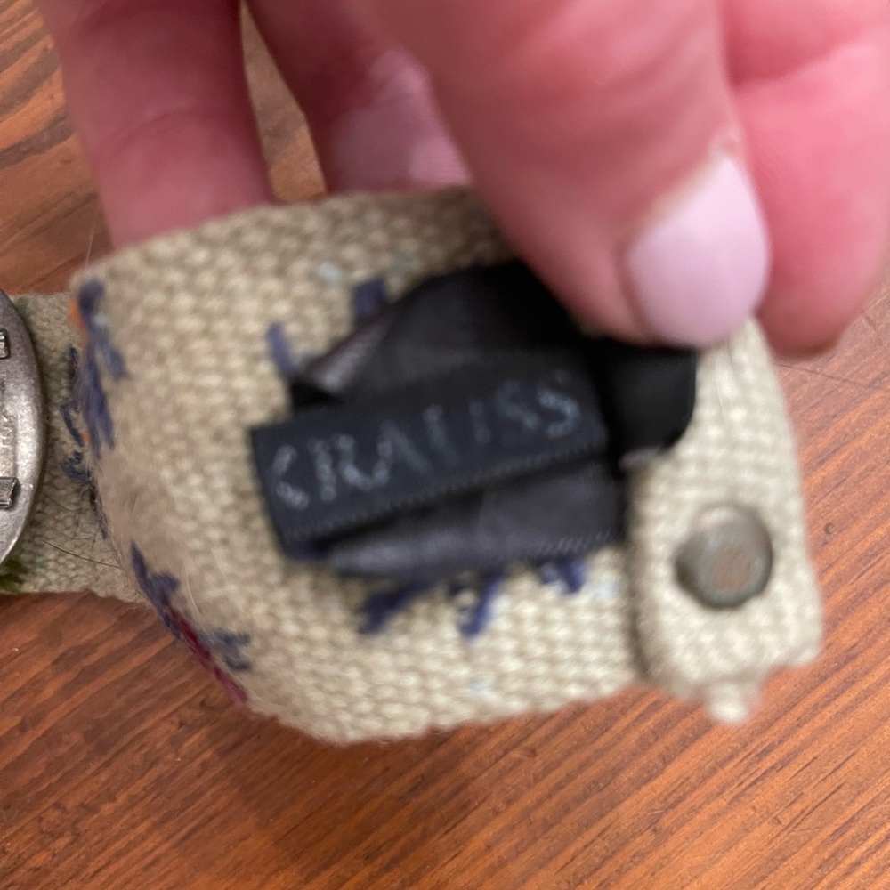 Jenny Krauss Embroidered Floral Women’s Belt -Boho Large - Picture 5 of 5